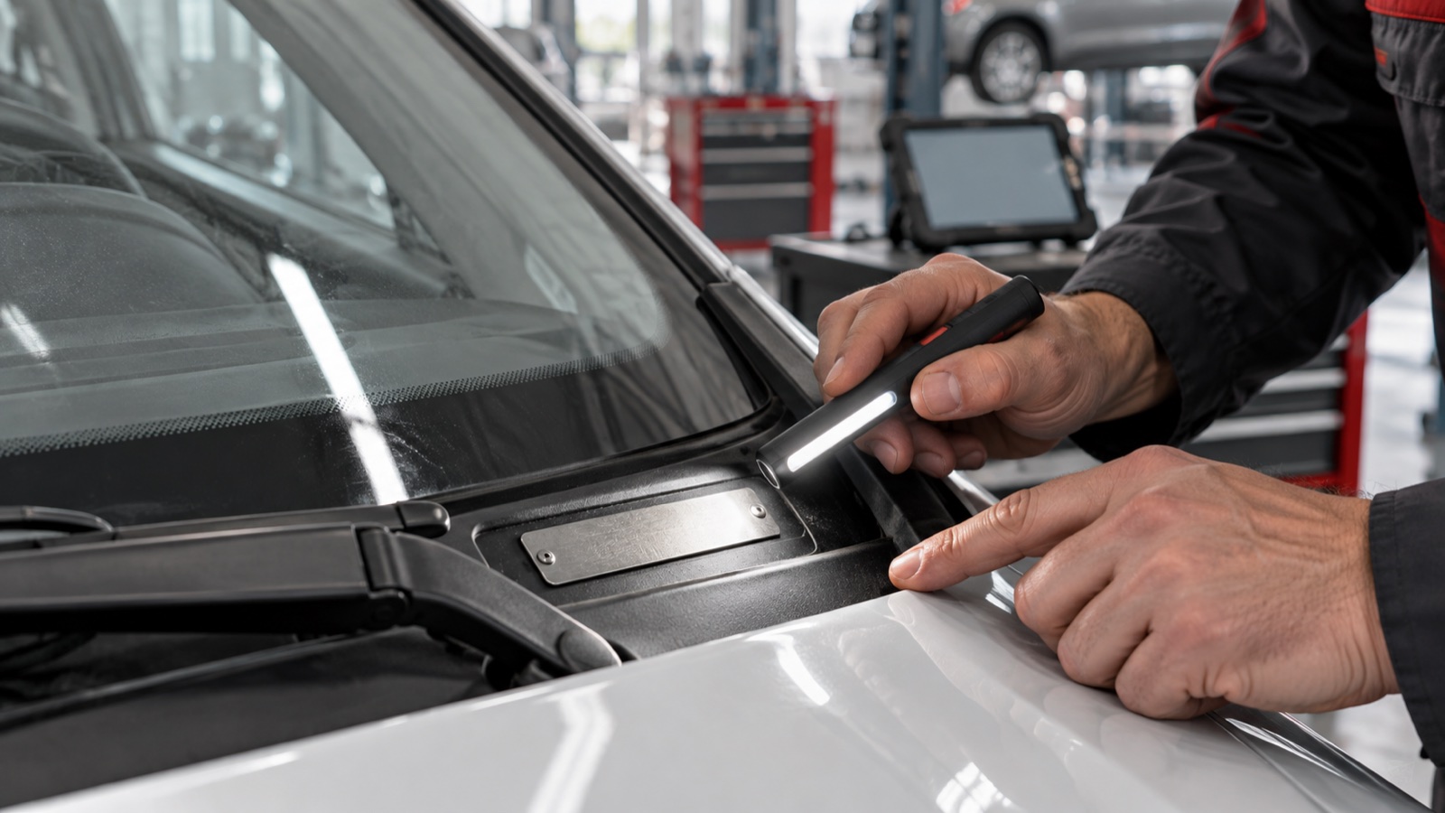 Reviewing the vehicle identification plate before purchase